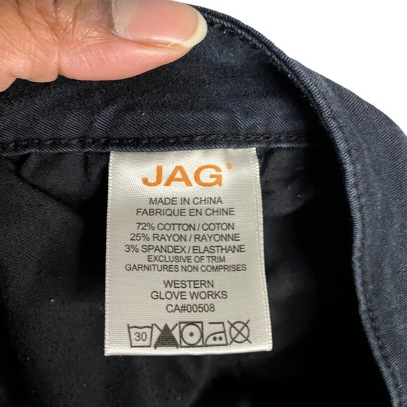 Jag Jeans Women's Mid Rise Relaxed Boyfriend Pants - Picture 9 of 11